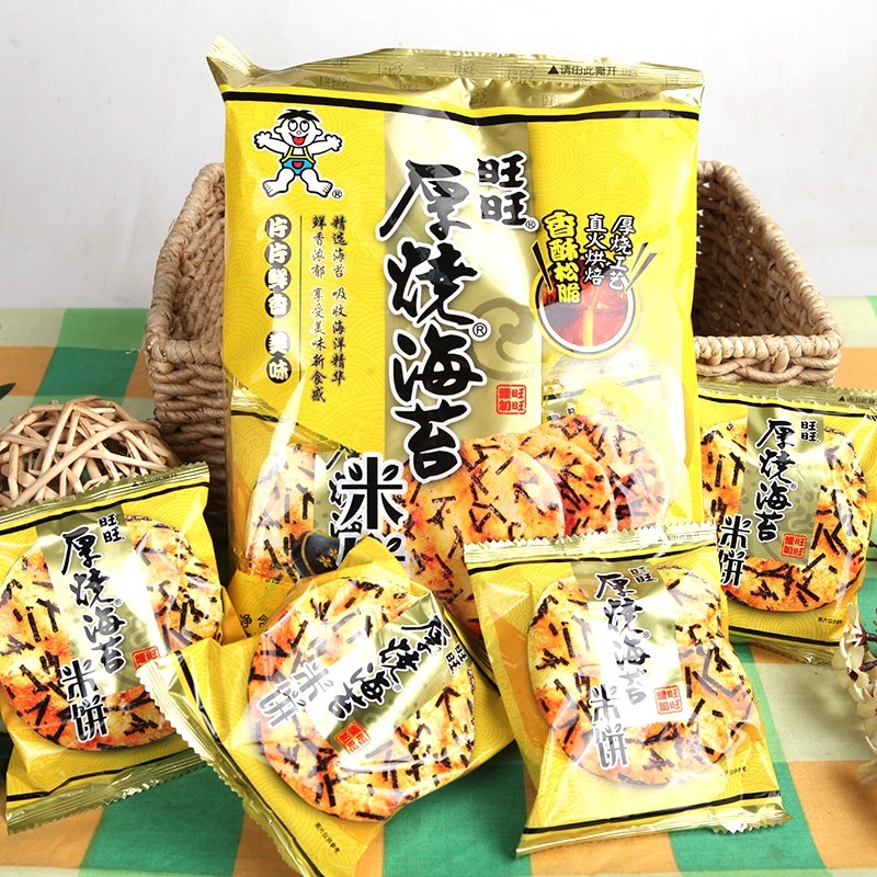 Want Want Seaweed Rice Crackers 旺旺厚烧海苔 118g - Image 5