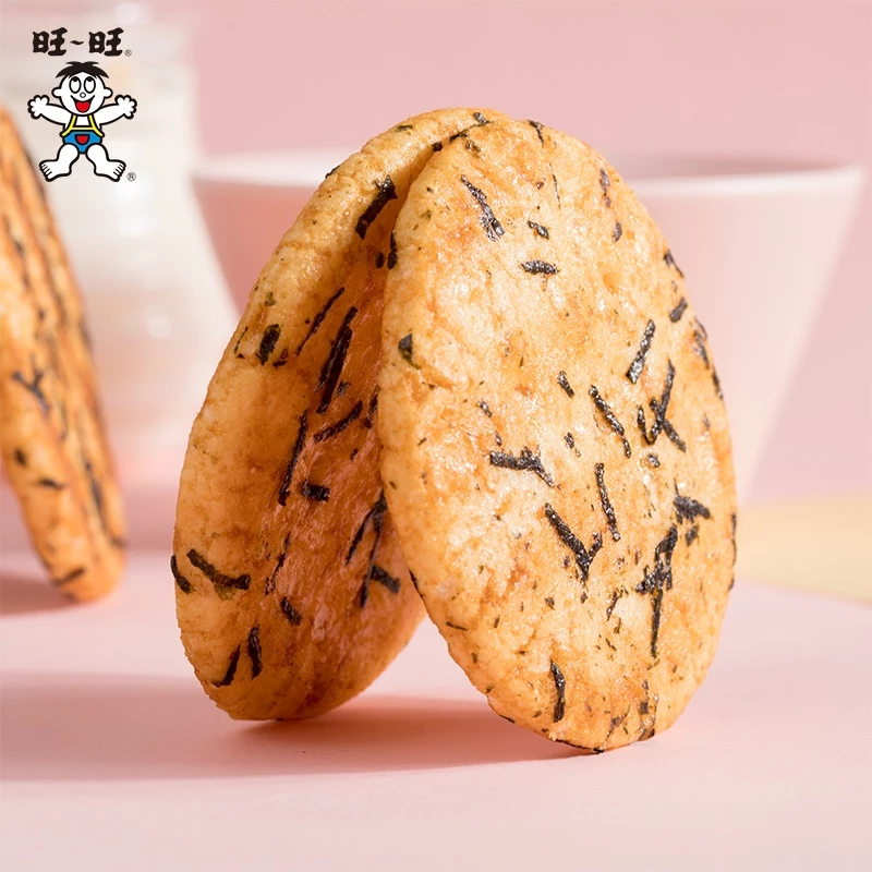 Want Want Seaweed Rice Crackers 旺旺厚烧海苔 118g - Image 2