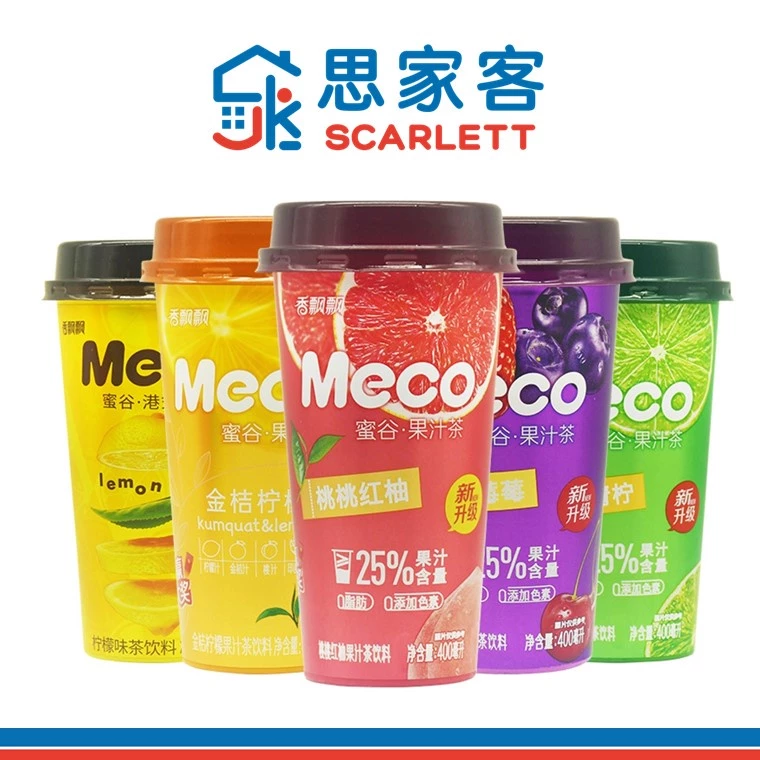 XIANG PIAO PIAO MECO Fruit Tea - 香飘飘蜜谷果汁茶 400ml